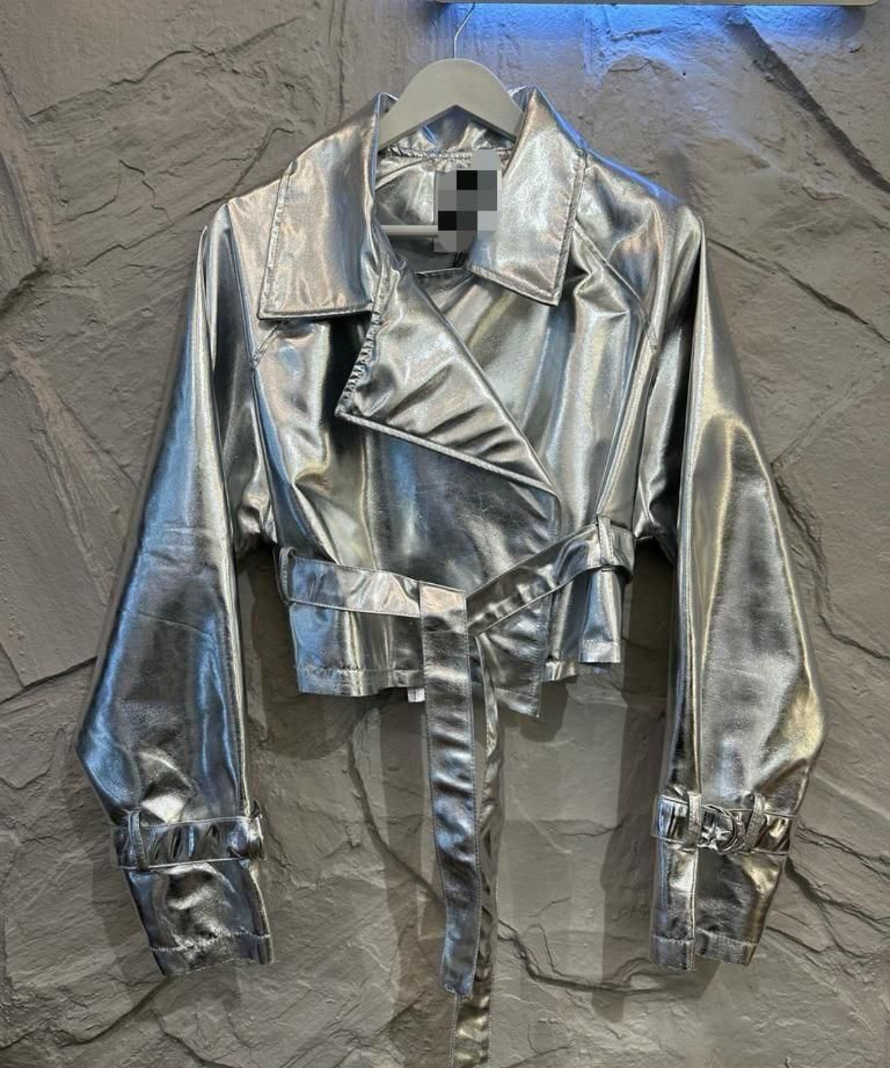 Cropped jack Metallic look