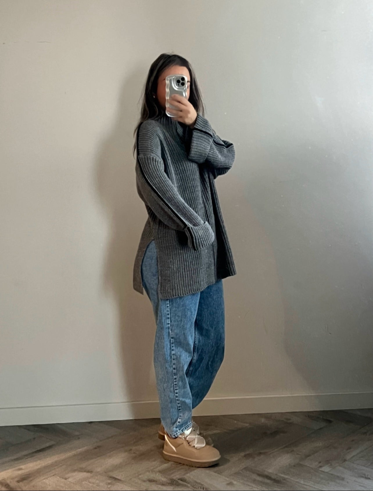 Knitted Sweater Gray