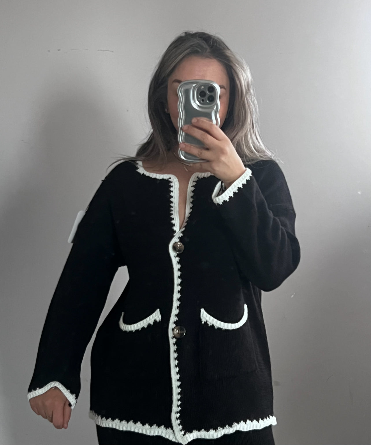 Knitted loungeset Black
